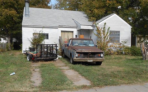 unimproved parking