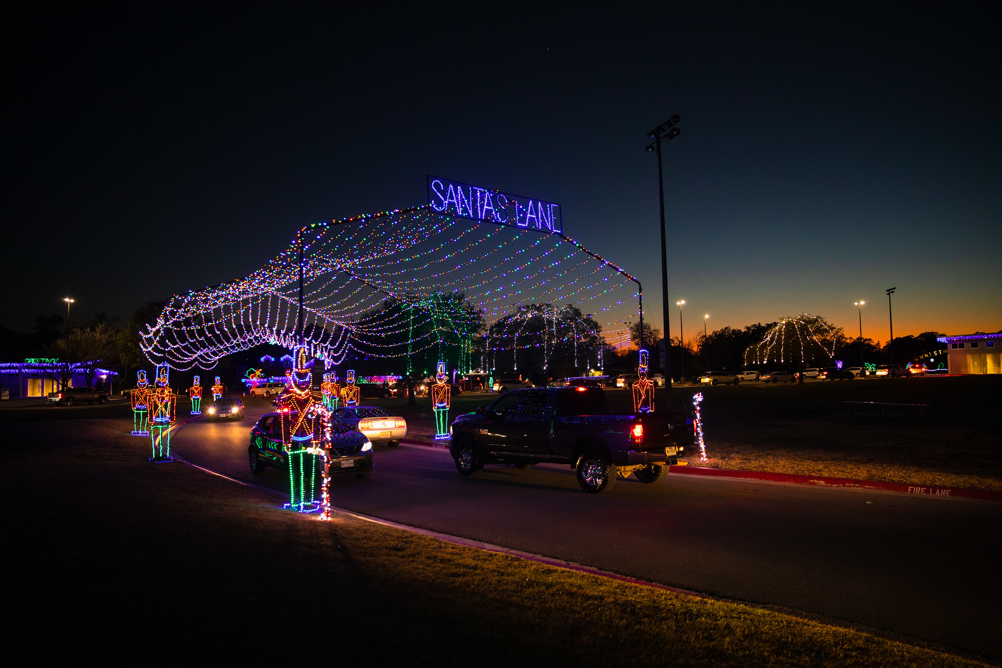 Drive Through Lights On Christmas in the Park