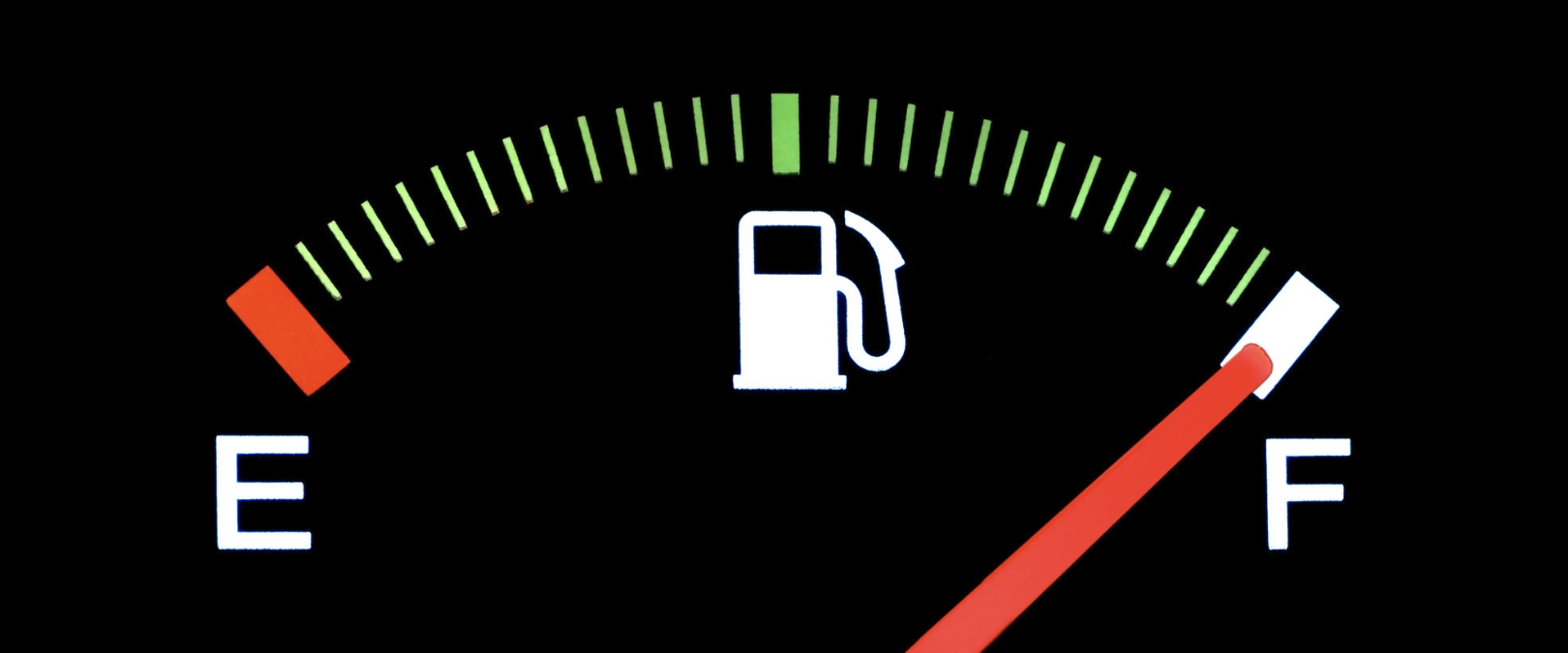 photo of fuel gauge