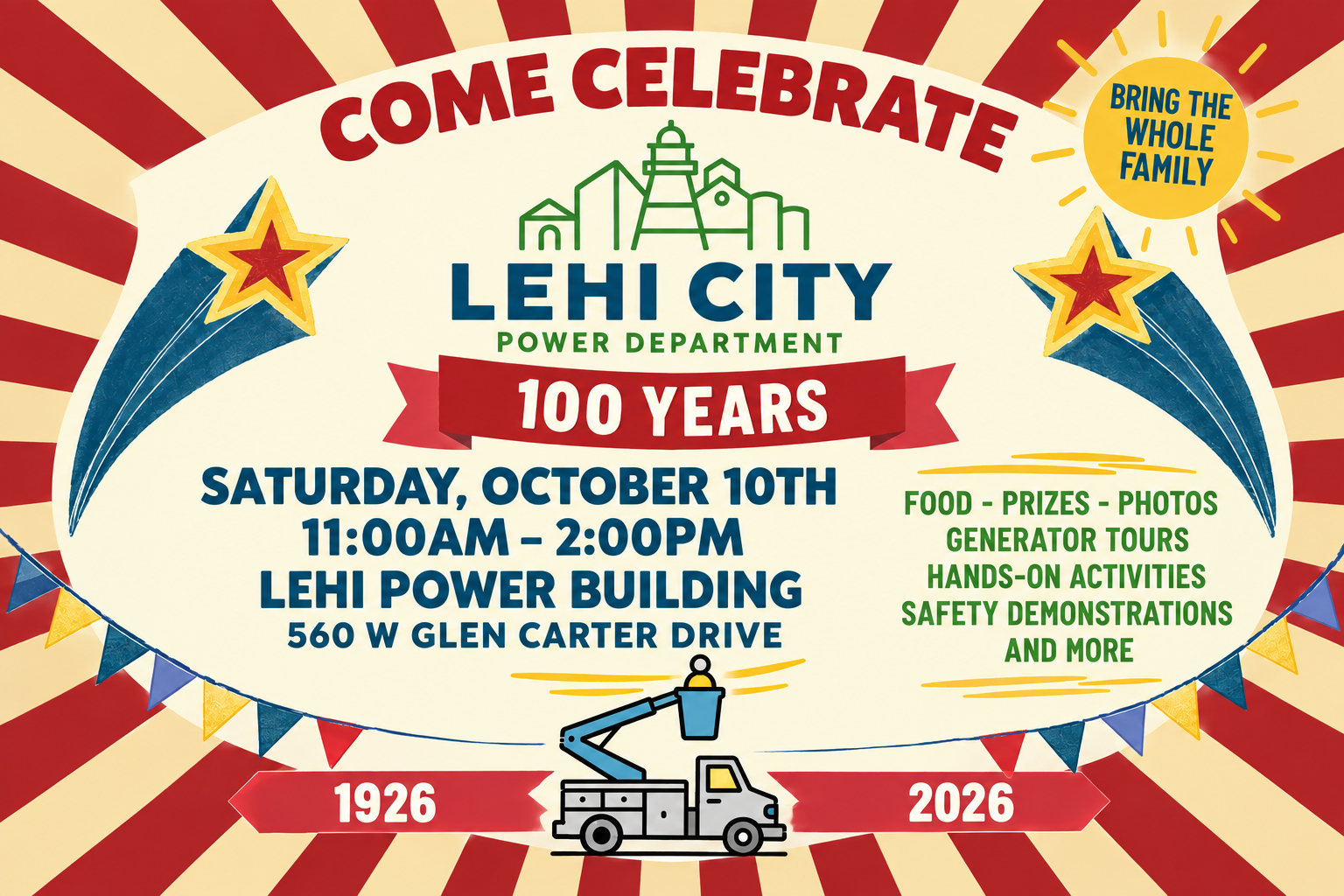 Lehi Power Department 100-Year Celebration