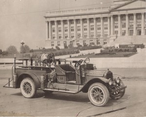 1925 Waterous Fire Equipment on White Ford Truck