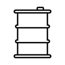 Icon of a barrel