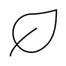 Icon of a leaf