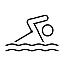 Icon of swimmer
