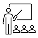 icon of a figure teaching