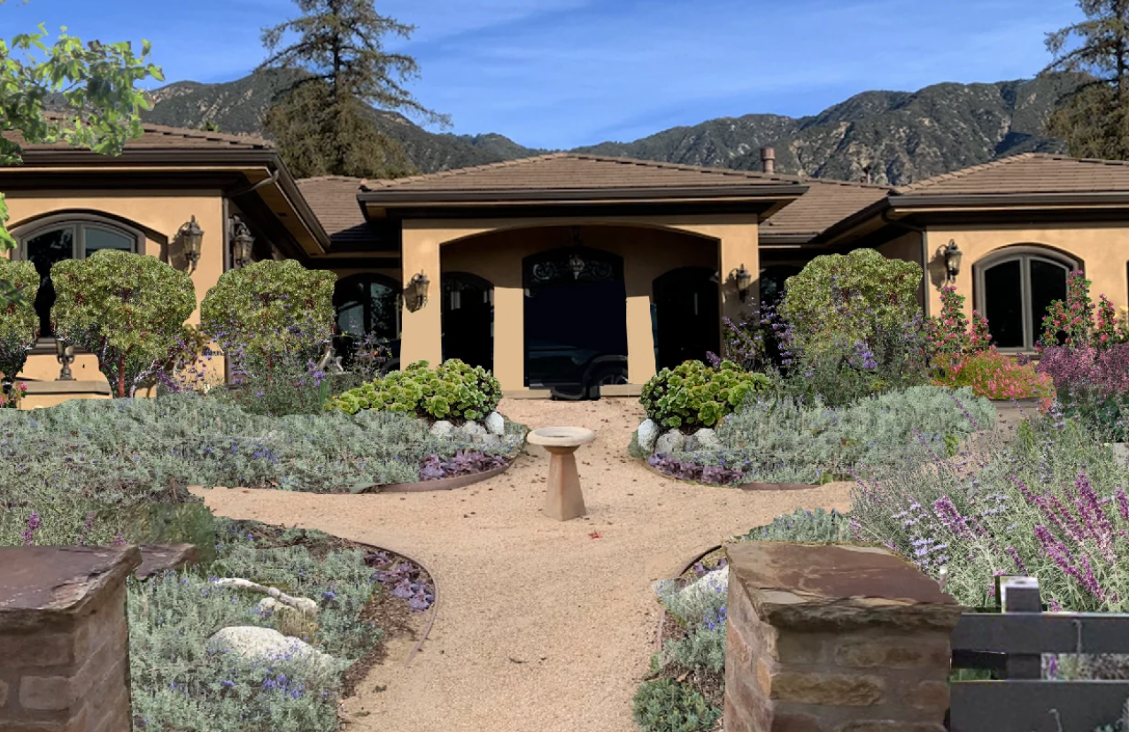 Mediterranean landscape design example