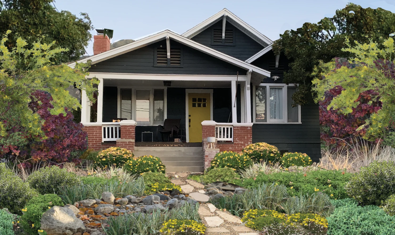 Craftsman landscape design example