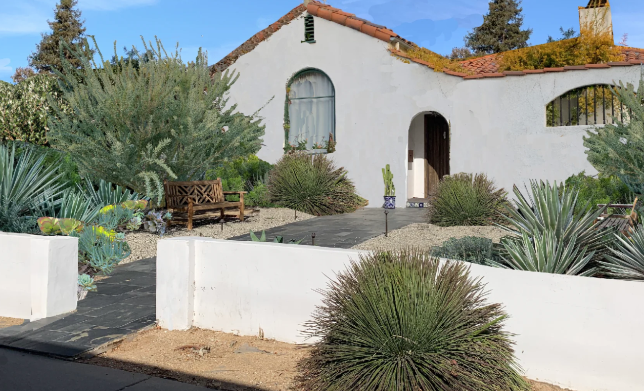 Spanish landscape design example