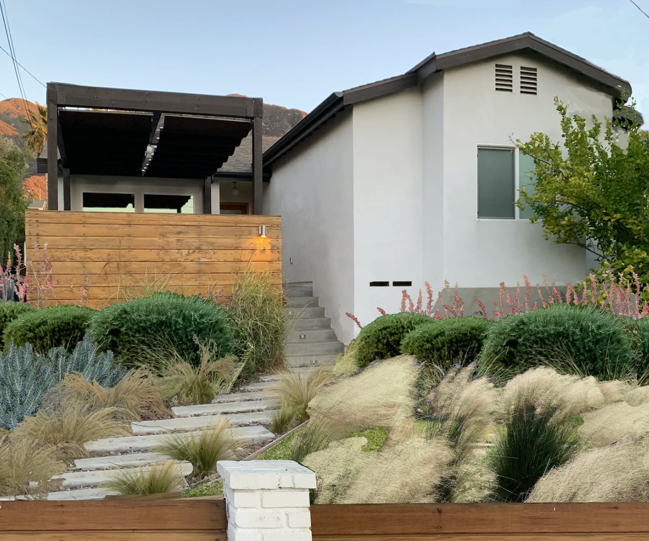 Contemporary landscape design example