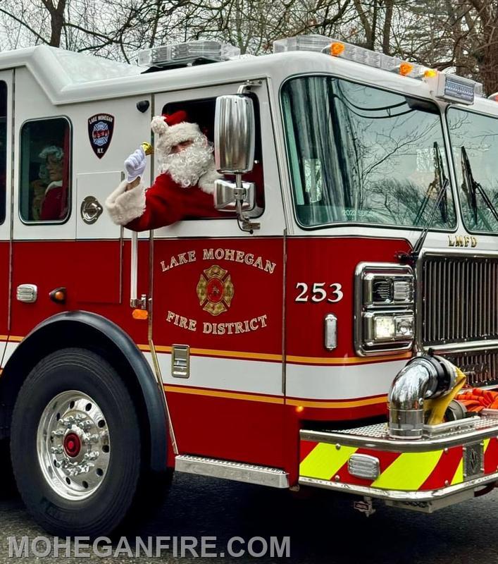 Mohegan Fire Santa